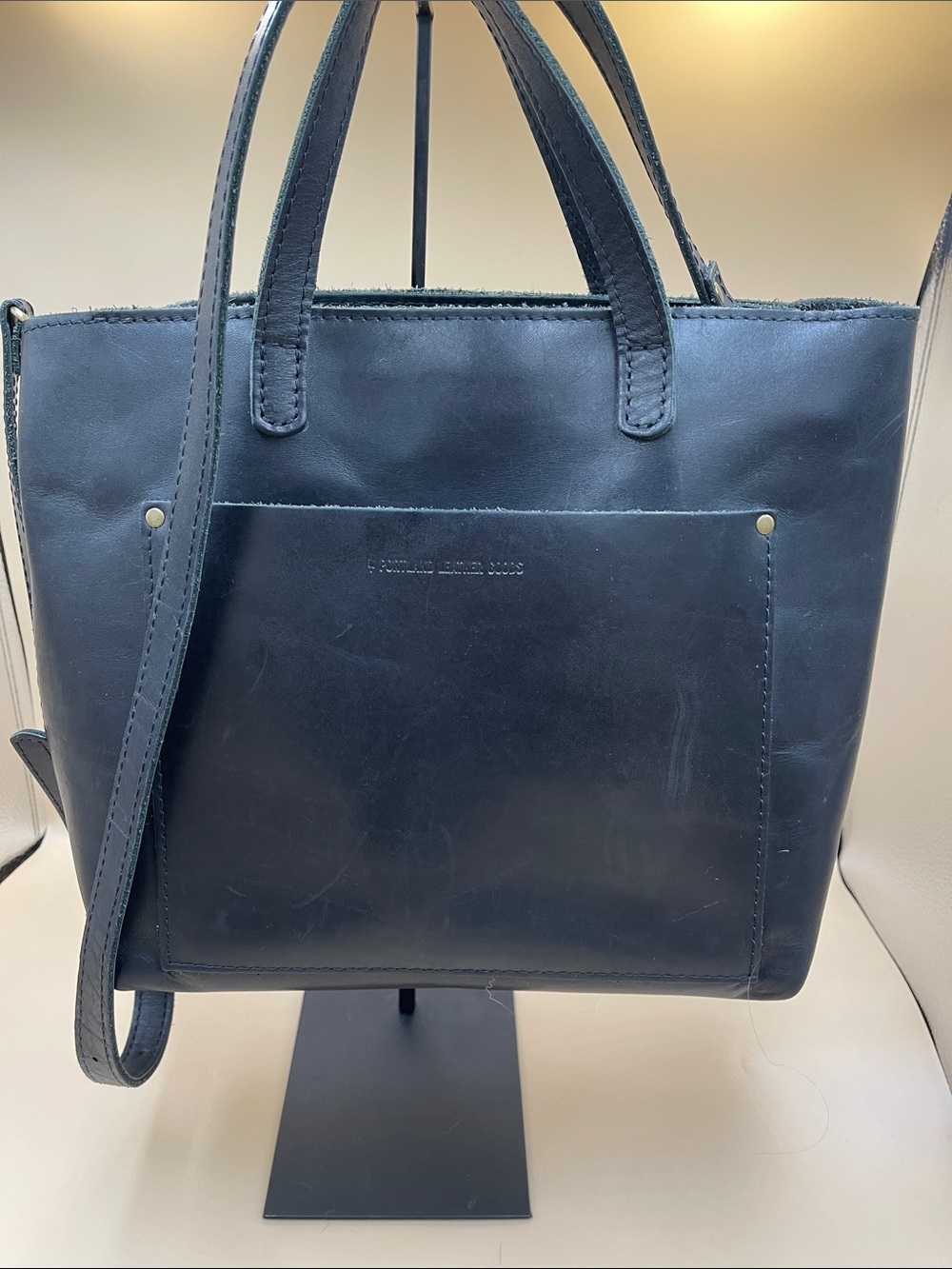 Portland Leather Hand Made Minimal Leather Tote Bag oh so good